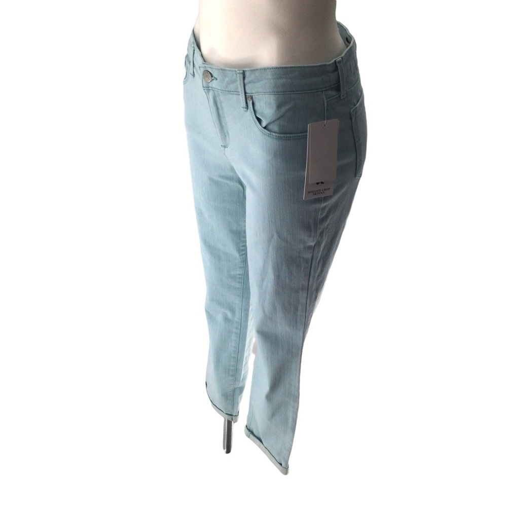 Jessica Simpson Rolled Crop Skinny Soft Sculpture Pants‎ Nwt
